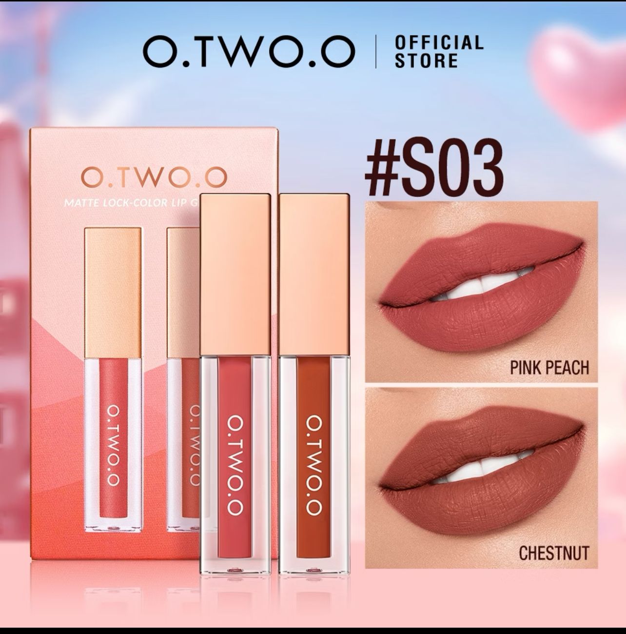 O.TWO.O - Lip Glaze Set