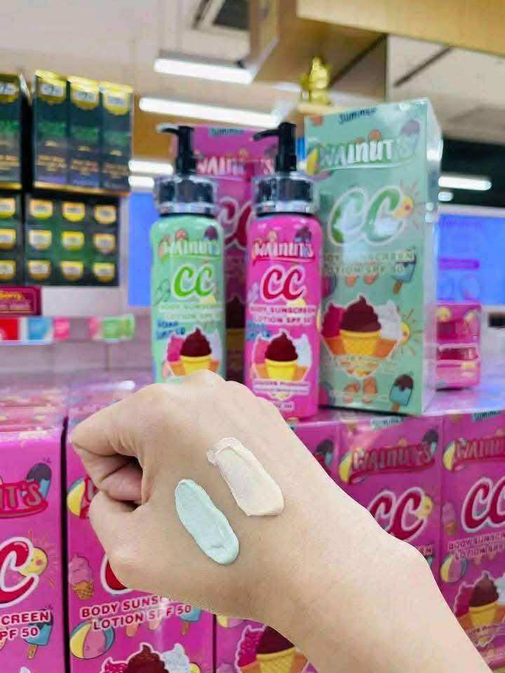 Walnut's - CC Body Sunscreen Lotion w/ SPF 50