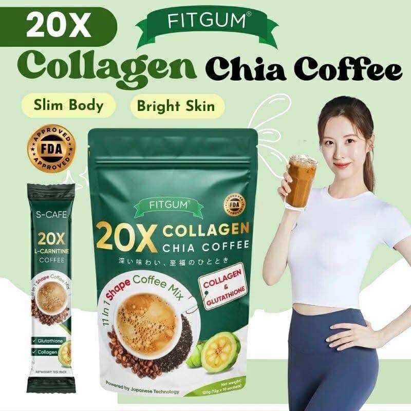 Fitgum - Collagen Chia Coffee