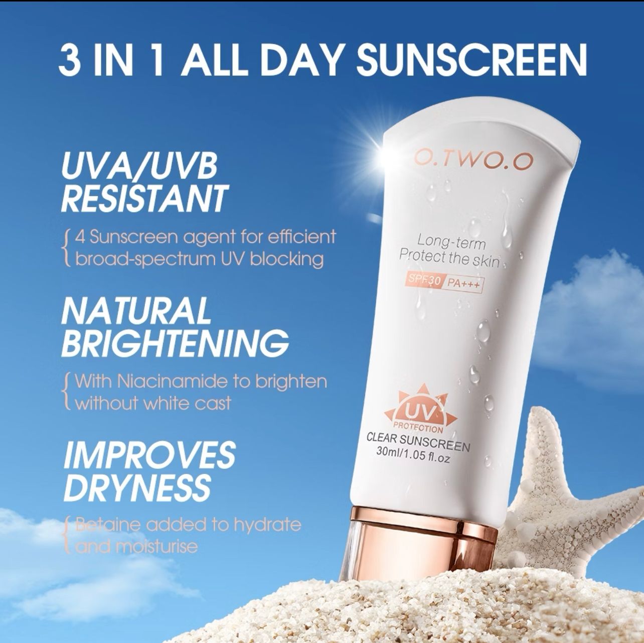 O.TWO.O - Sunscreen SPF30 PA+++