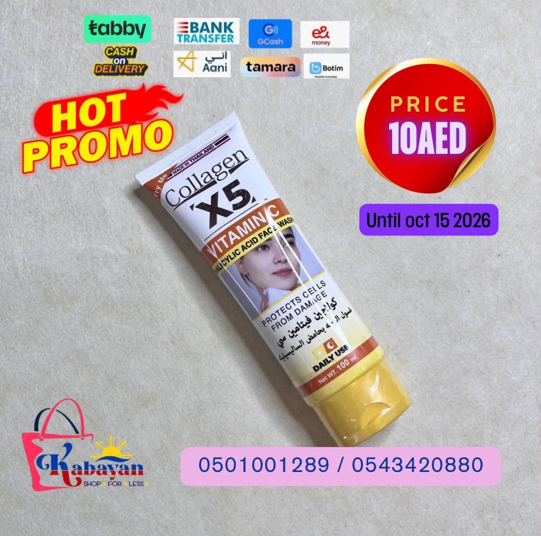 COLLAGEN X5 VITAMIN C FACE WASH
