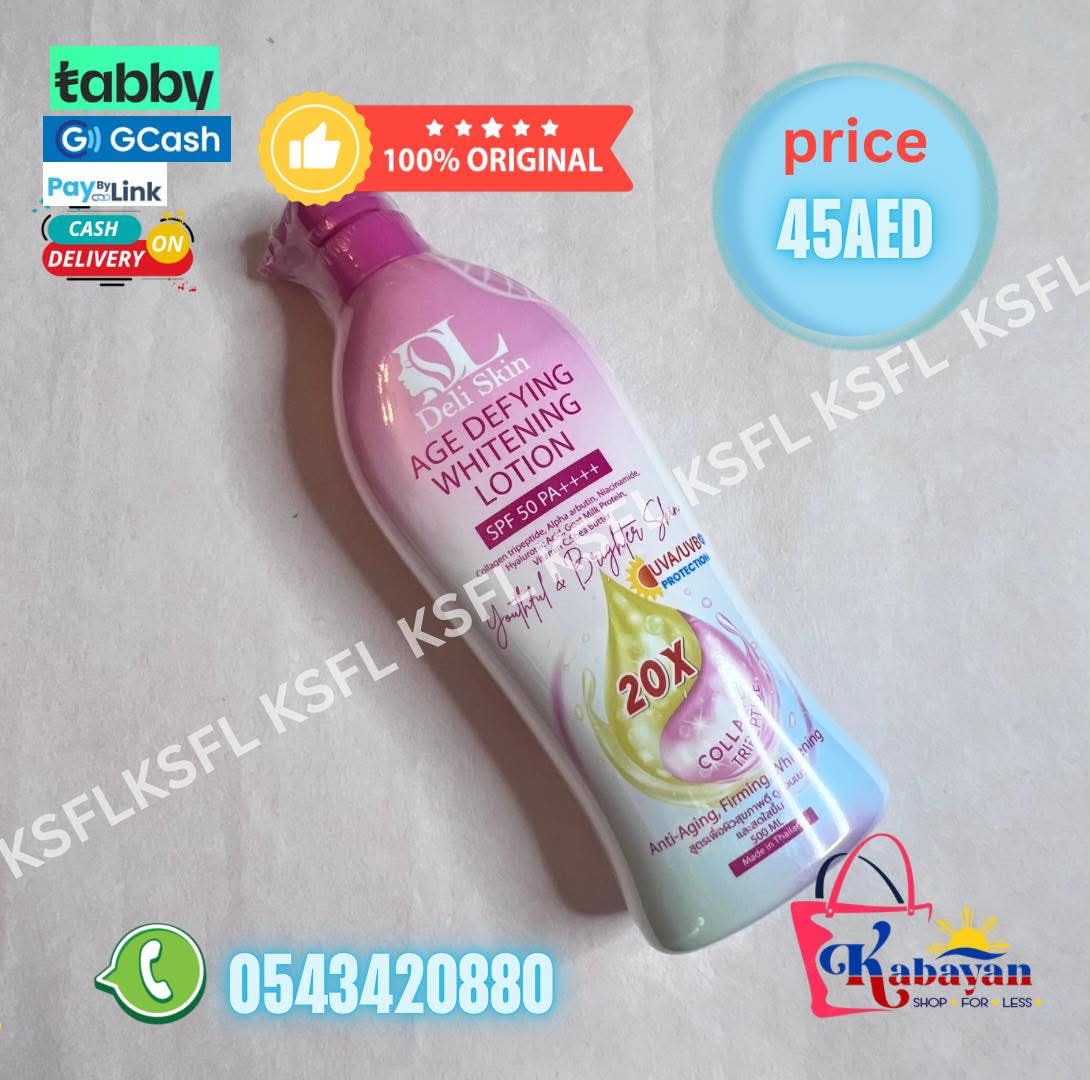 DELI SKIN AGE DEFYING WHITENING LOTION