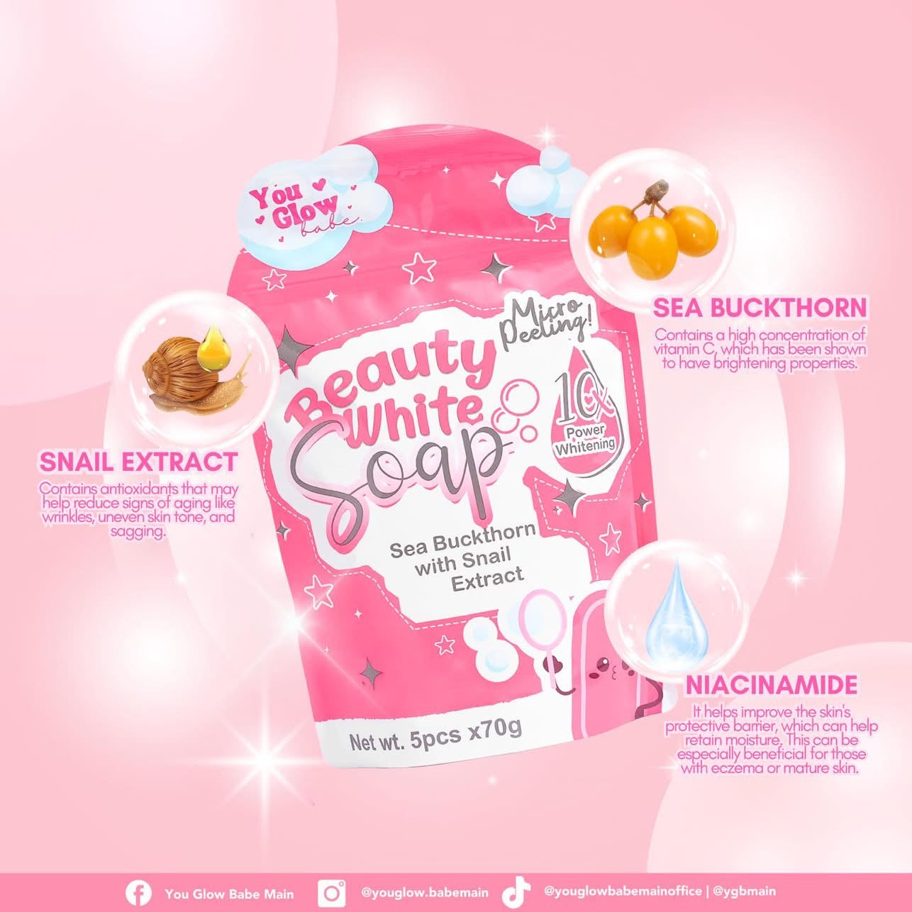 You Glow Babe - Beauty White Soap