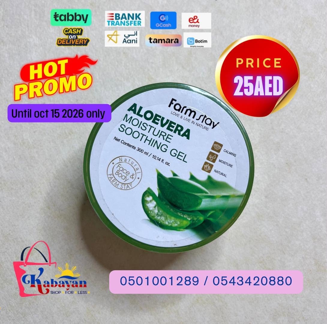 FARM STAY ALOEVERA MOISTURE SOOTHING GEL