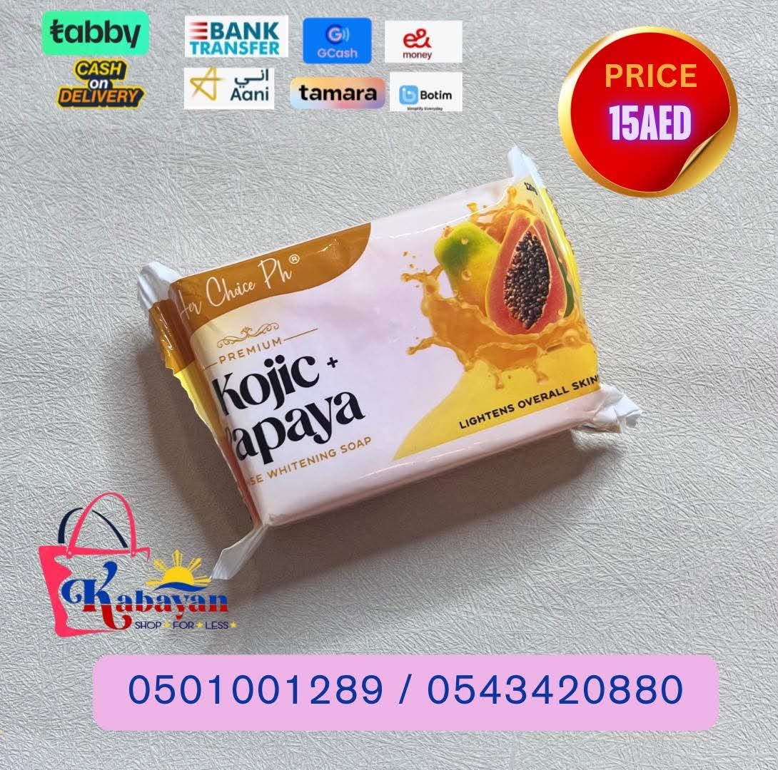 HER CHOICE PREMIUM KOJIC + PAPAYA WHITENING SOAP