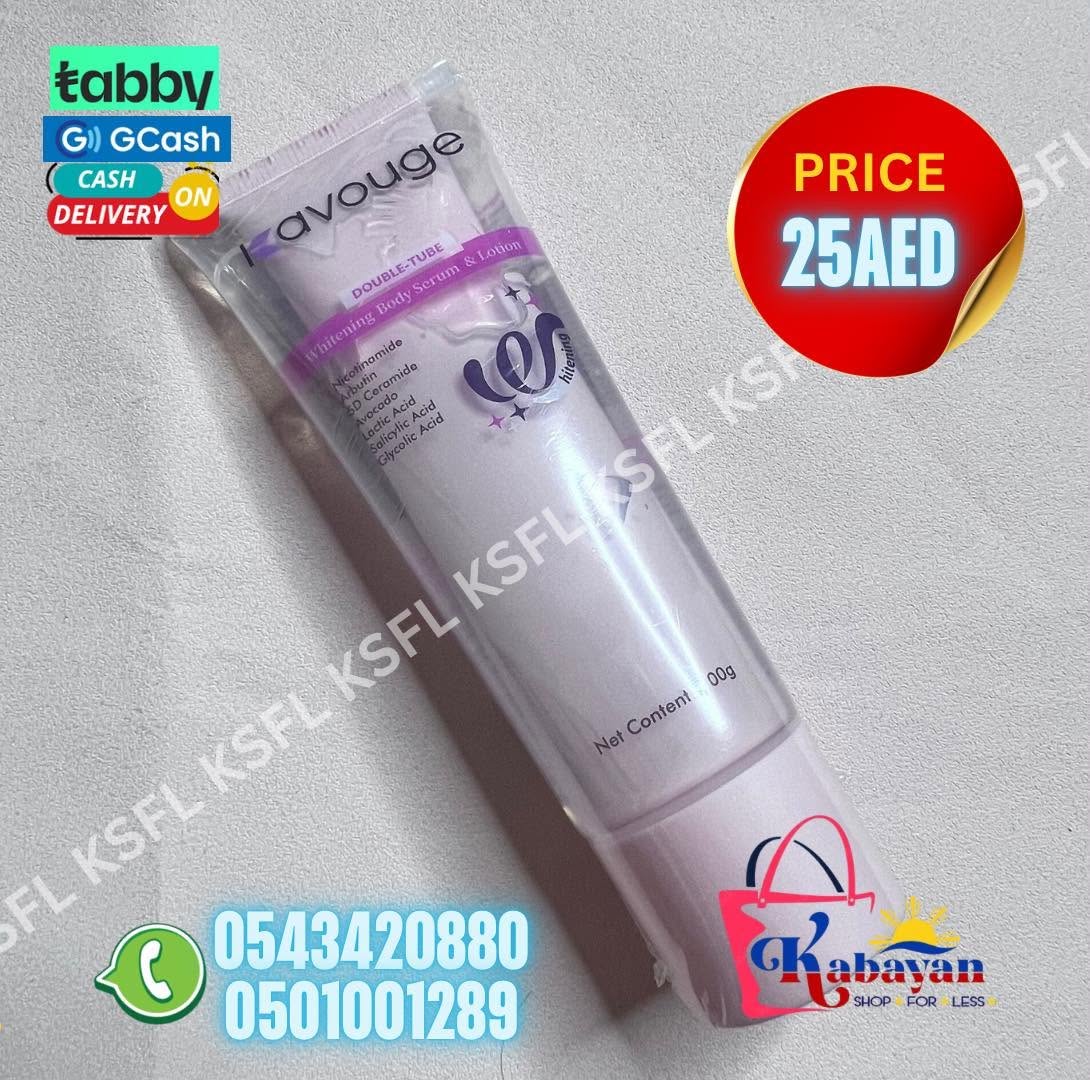 KAVOUGE DOUBLE TUBE WHITENING BODY SERUM & LOTION