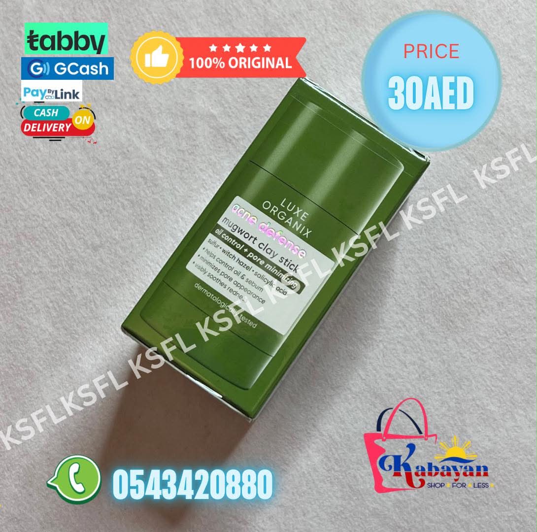 LUXE ORGANIX ACNE DEFENSE MUGWORT CLAY STICK