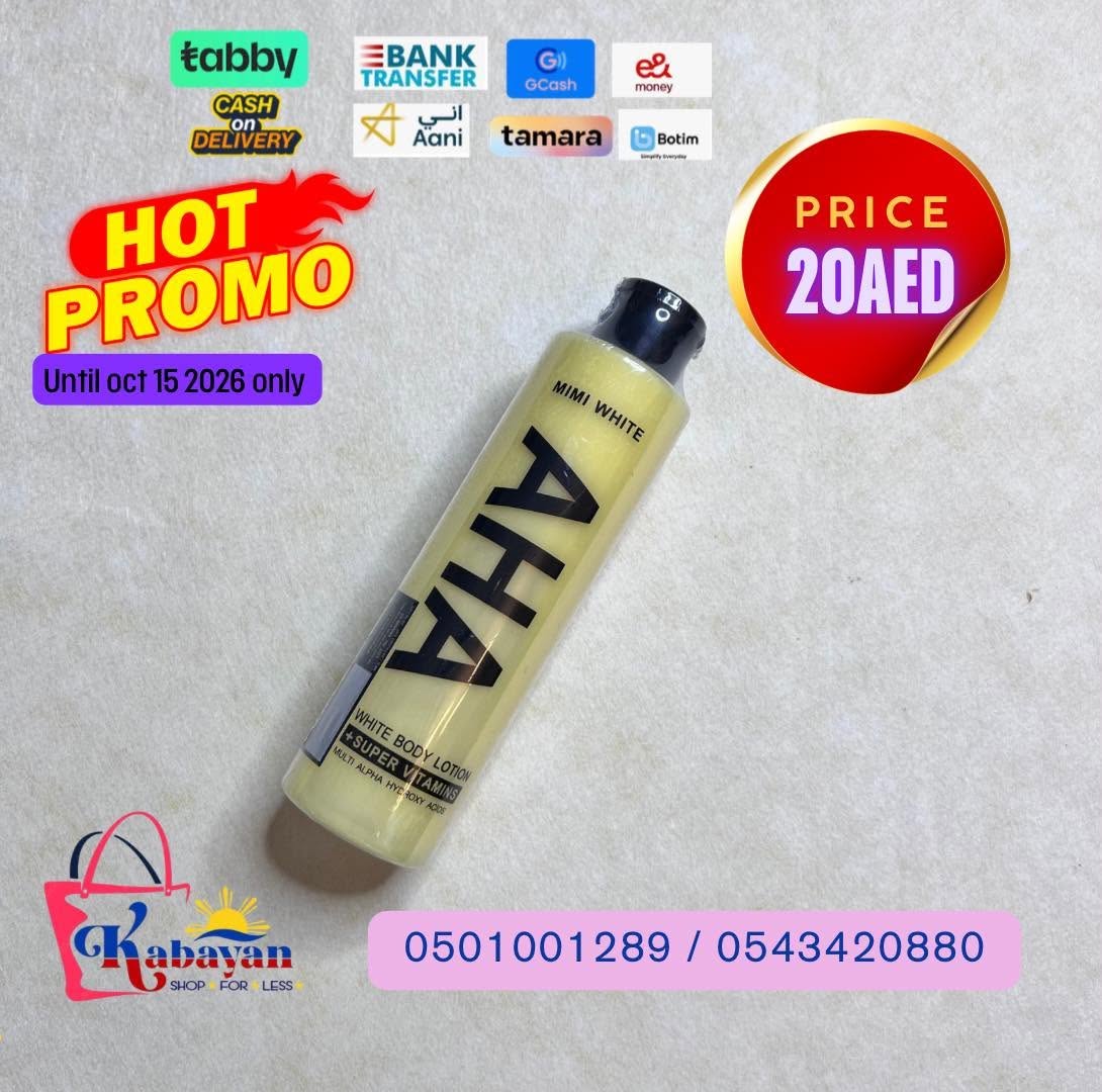 MIMI WHITE AHA WHITE BODY LOTION