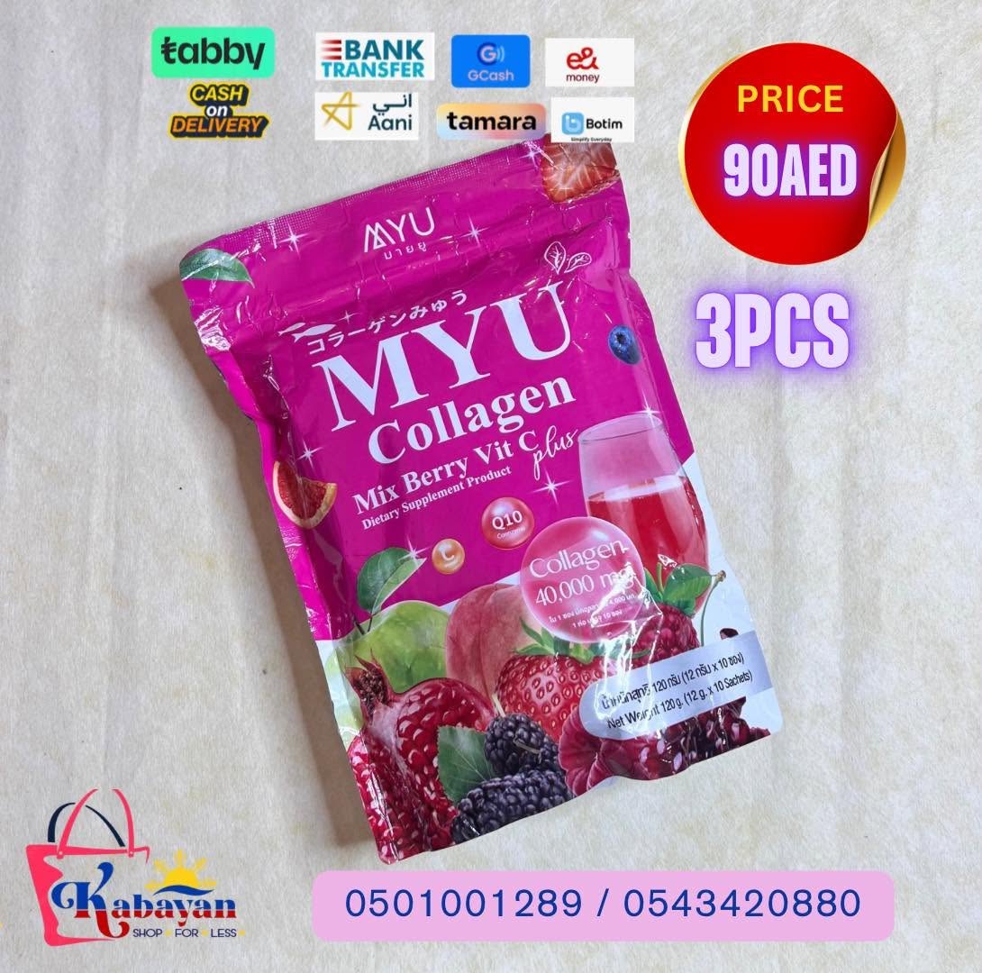 MYU COLLAGEN MIX BERRY VIT C PLUS 3PCS