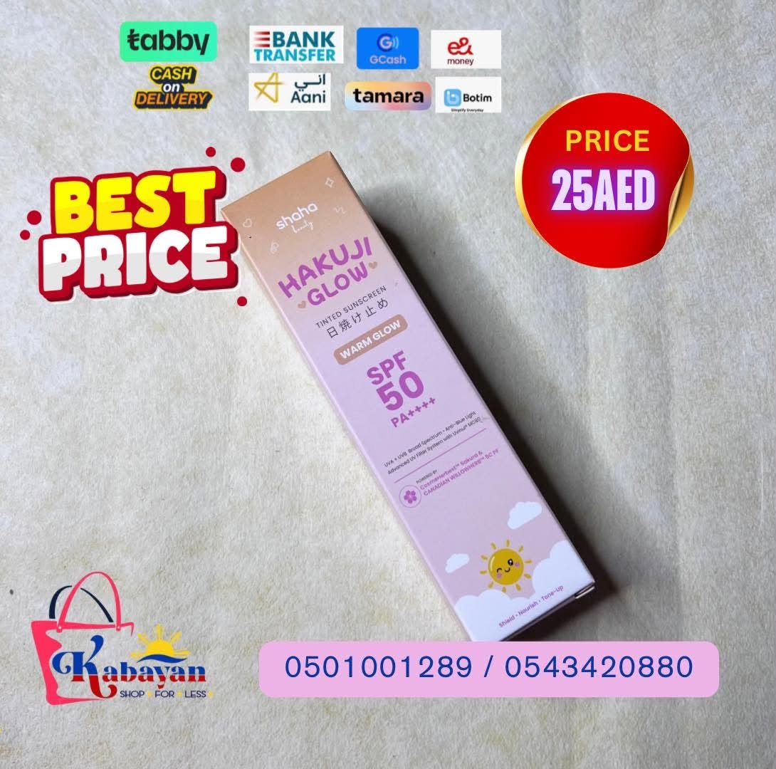 SHAHA BEAUTY HAKUJI GLOW WARM GLOW TINTED SUNSCREEN