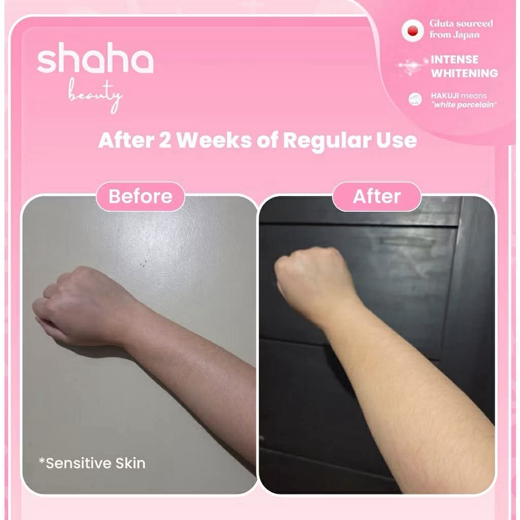 SHAHA BEAUTY HAKUJI SOAP + HAKUJI BLEACHING CREAM