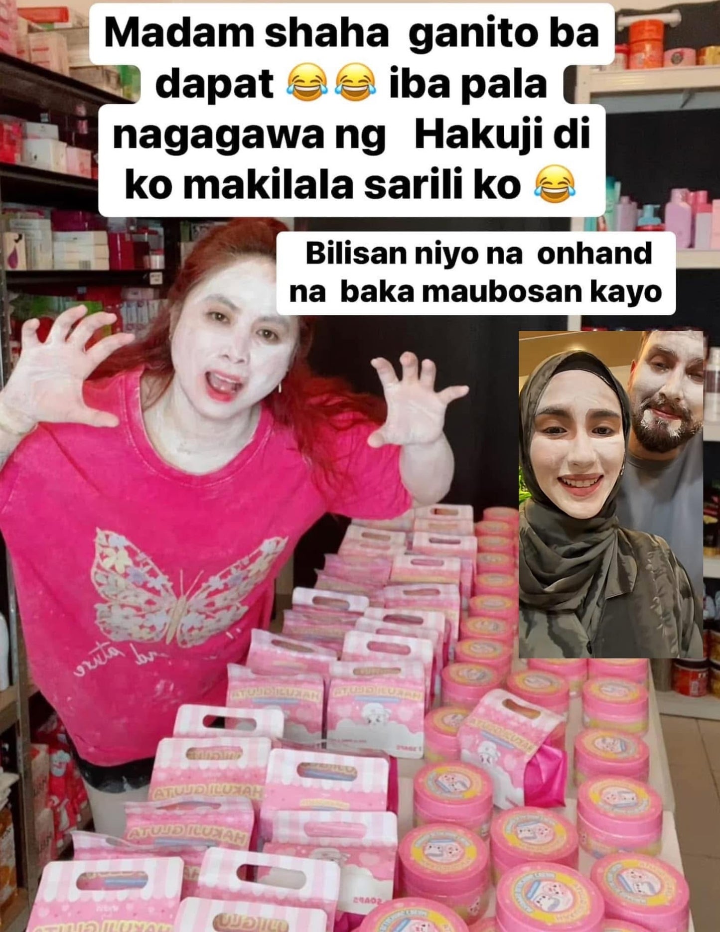 SHAHA BEAUTY HAKUJI SOAP + HAKUJI BLEACHING CREAM