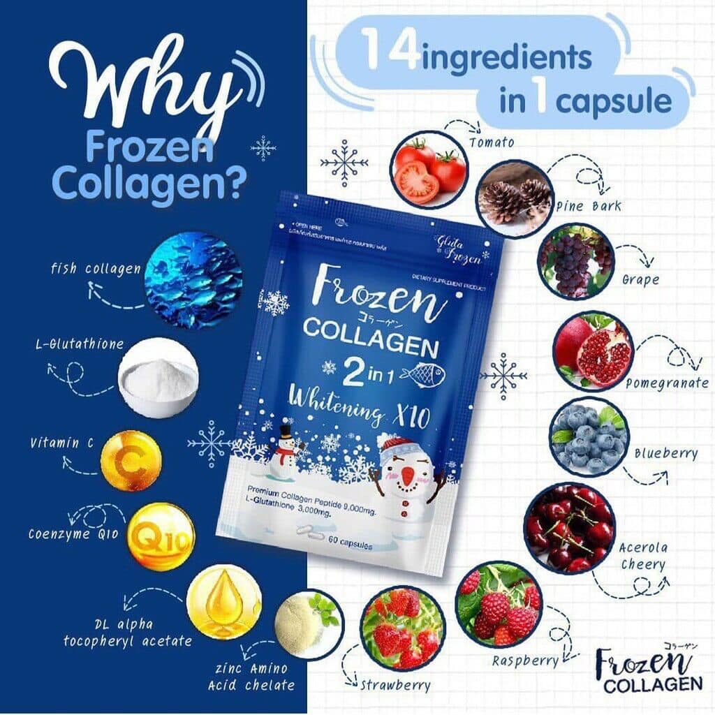 Frozen Collagen 2 in 1 and 10x Whitening