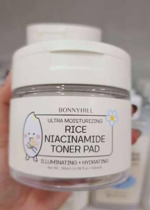 BONNYHILL RICE NIACINAMIDE TONER PADS