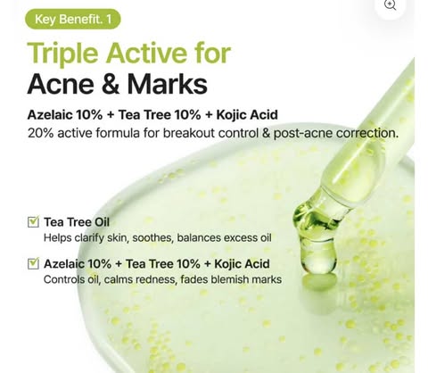 Purito Seoul Azelaic Acid 10% Kojic Tea Tree Serum
