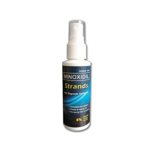 Strands Minoxidil 6% Ultimate for Hairgrow 60ml (Hair Grower, Beard Grower, Anti Hair Loss,