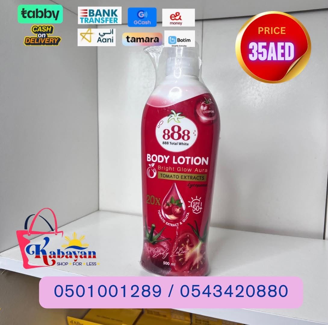 888 BODY LOTION TOMATO EXTRACT