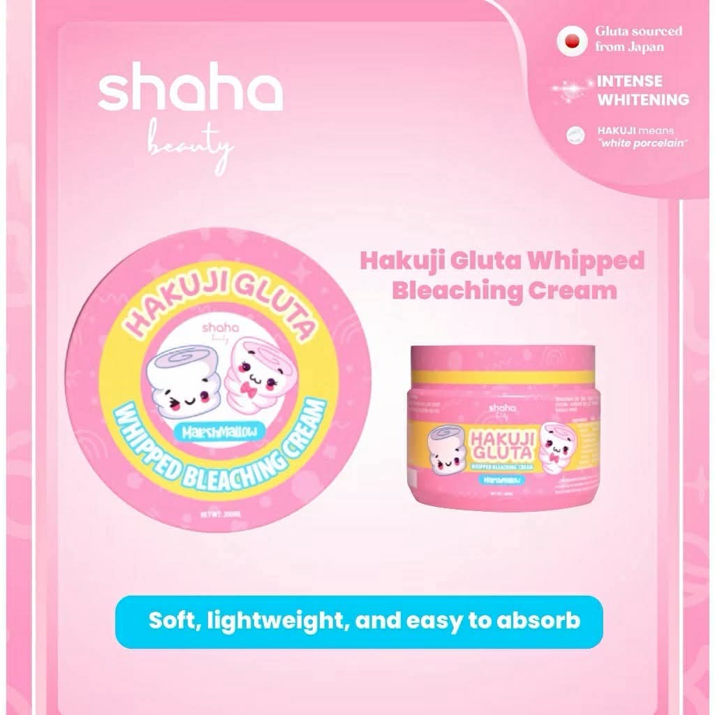 SHAHA BEAUTY HAKUJI SOAP + HAKUJI BLEACHING CREAM