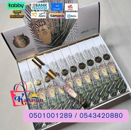 AFEEF TUBE PERFUME 35ML 20PCS