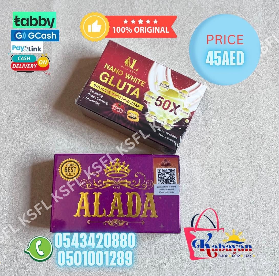 ALADA ORIGINAL SOAP + DELI SKIN NANO WHITE SOAP