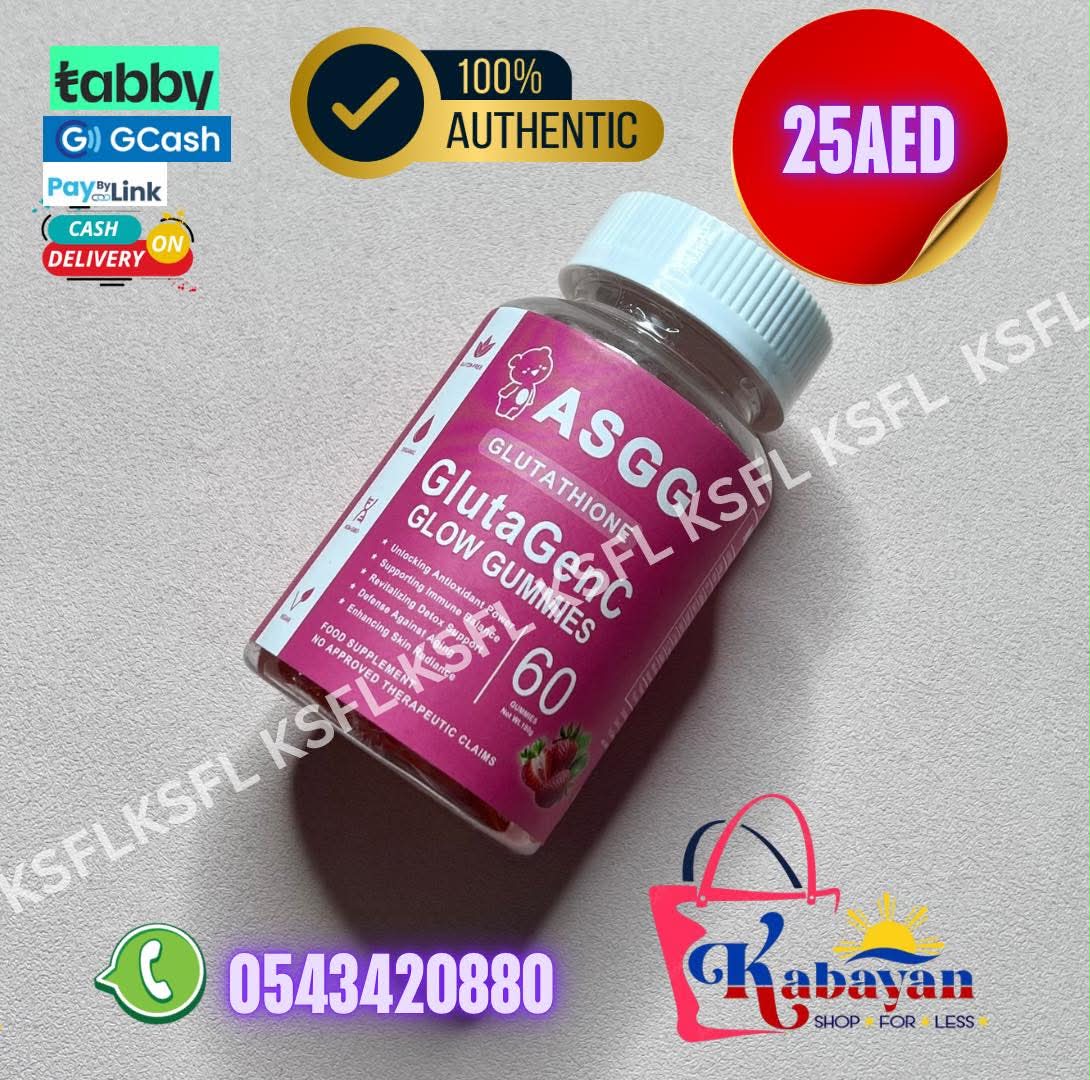 ASGG GLUTATHIONE GLUTA GENC GLOW GUMMIES