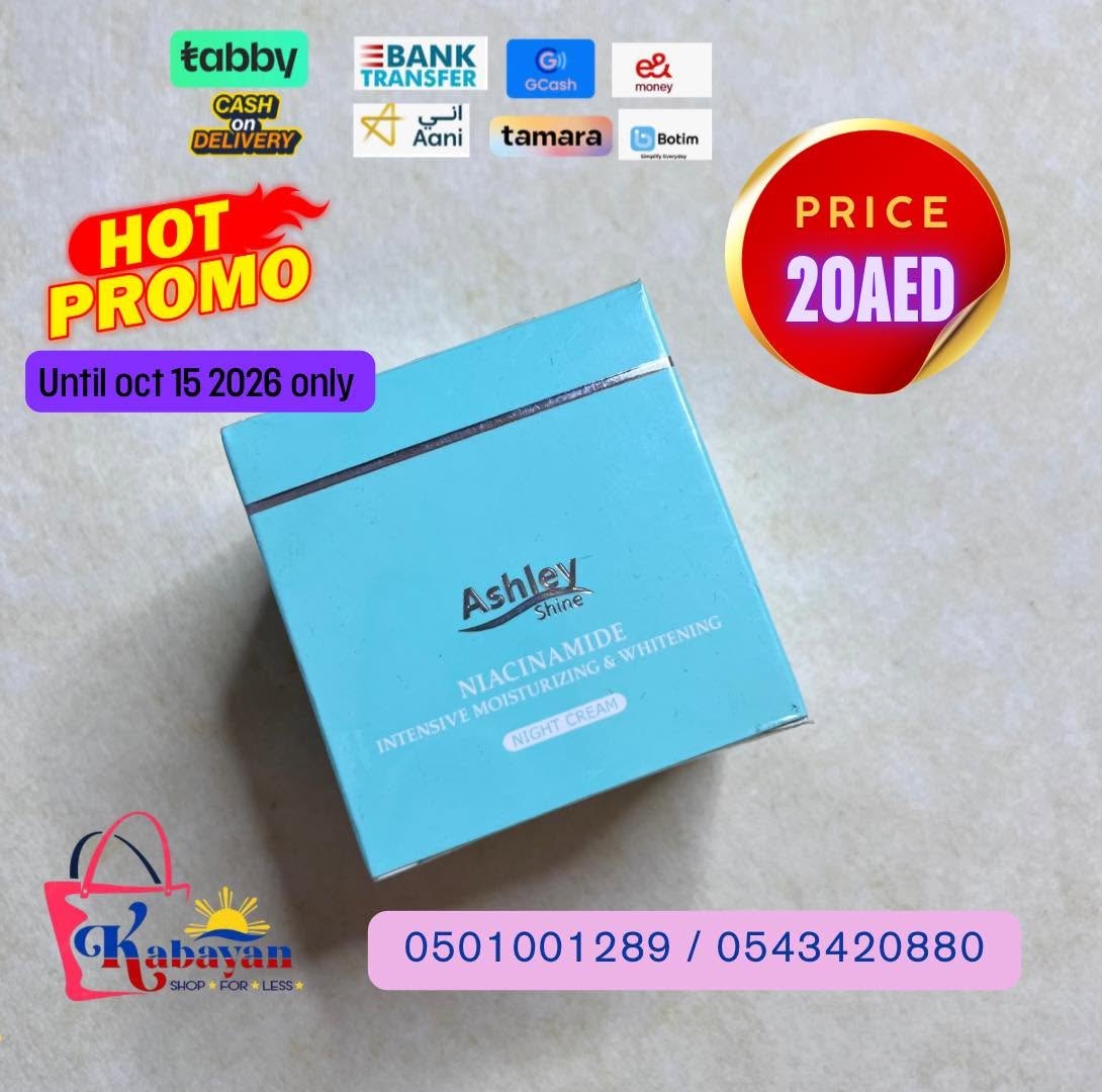 ASHLEY SHINE NIACINAMIDE INTENSIVE MOISTURIZING & WHITENING NIGHT CREAM