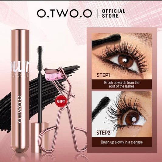 O.TWO.O - Mascara with Curler Lashes Eye Makeup