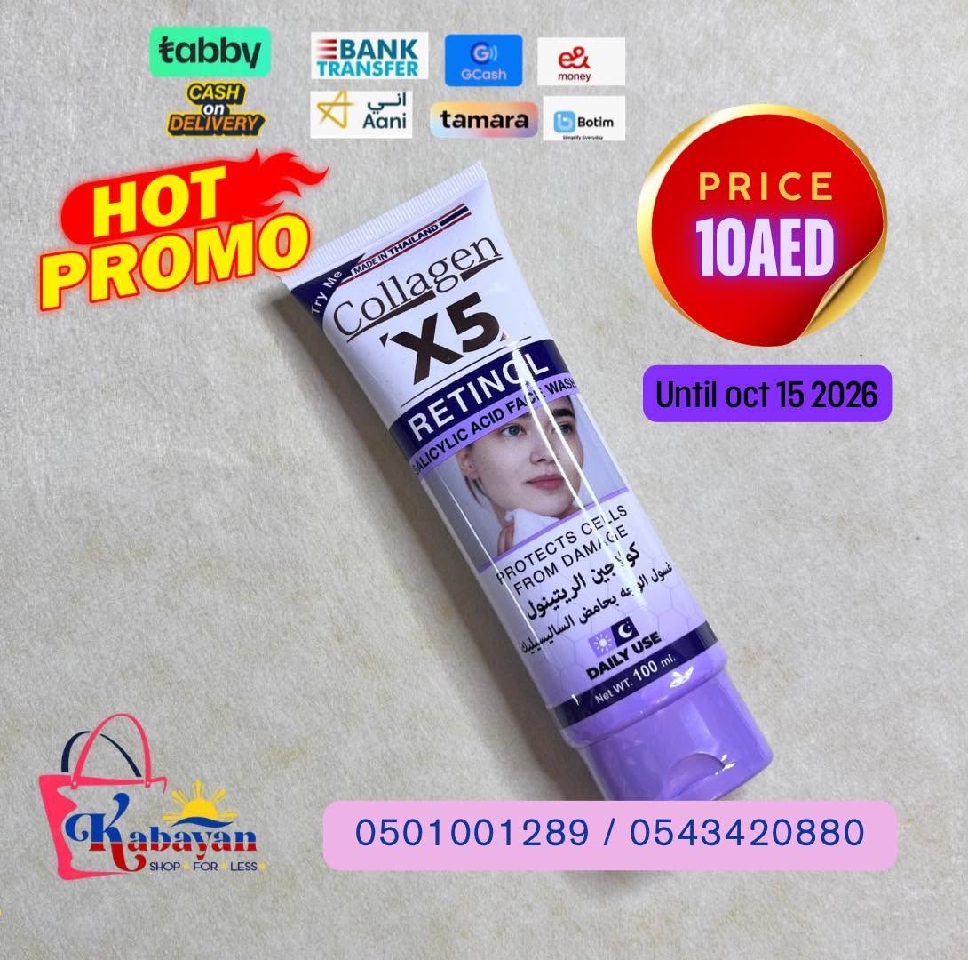 COLLAGEN X5 RETINOL FACE WASH