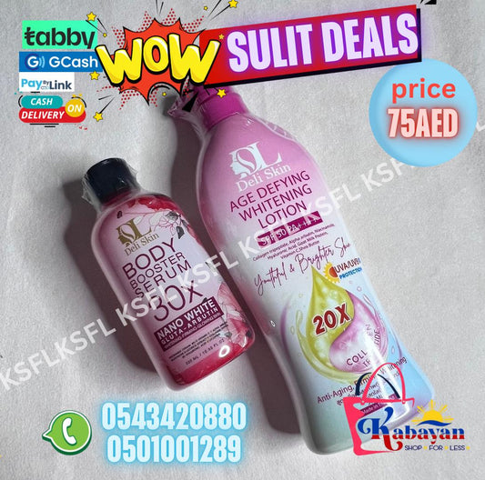 DELI SKIN BODY BOOSTER SERUM + AGE DEFYING LOTION