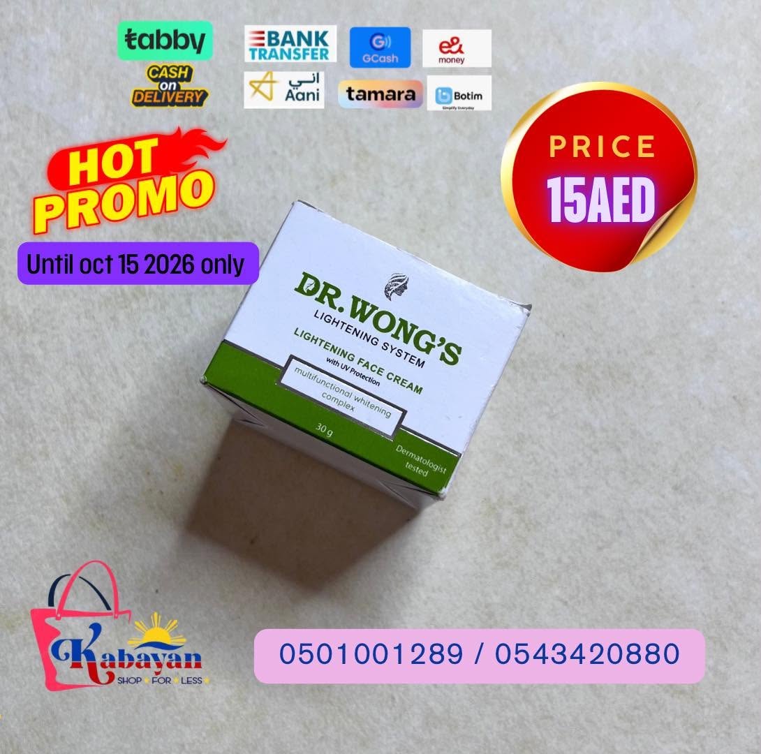 DR.WONGS LIGHTENING SYSTEM FACE CREAM