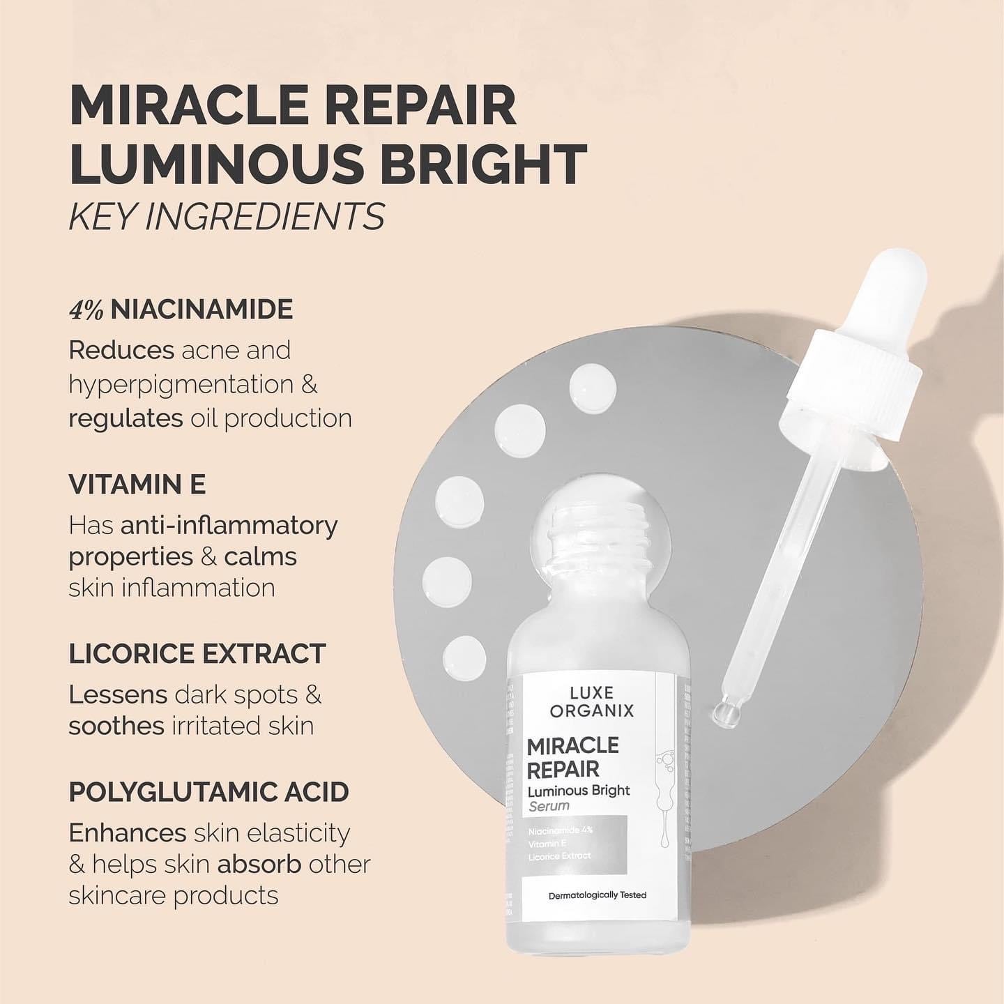 Luxe Organix - Miracle Repair Serum