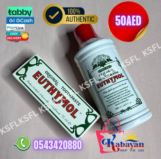 EUTHYMOL  ORIGINAL TOOTHPASTE+MOUTHWASH