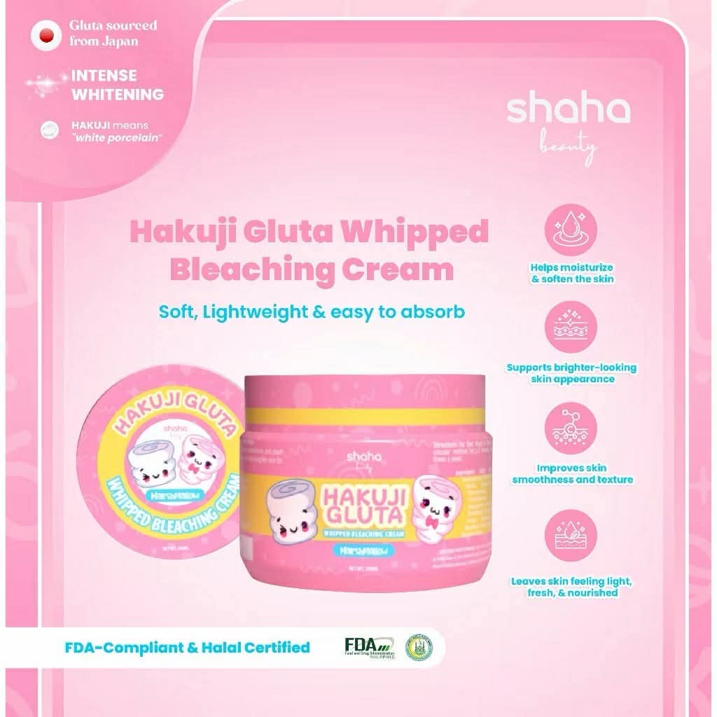 SHAHA BEAUTY HAKUJI SOAP + HAKUJI BLEACHING CREAM