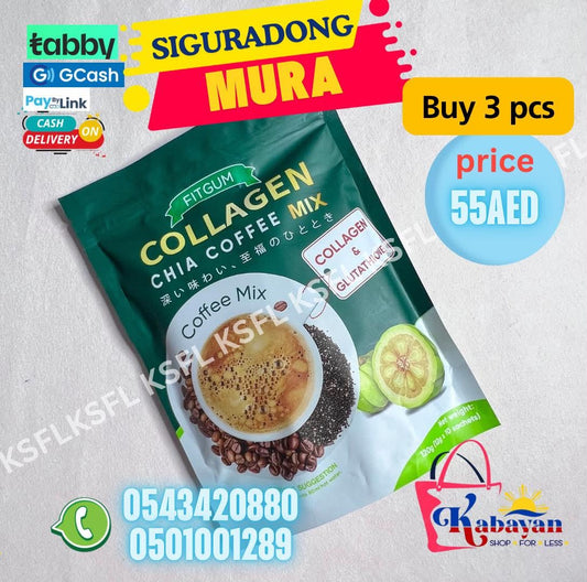 FITGUM COLLAGEN CHIA COFFEE 10 SACHET
