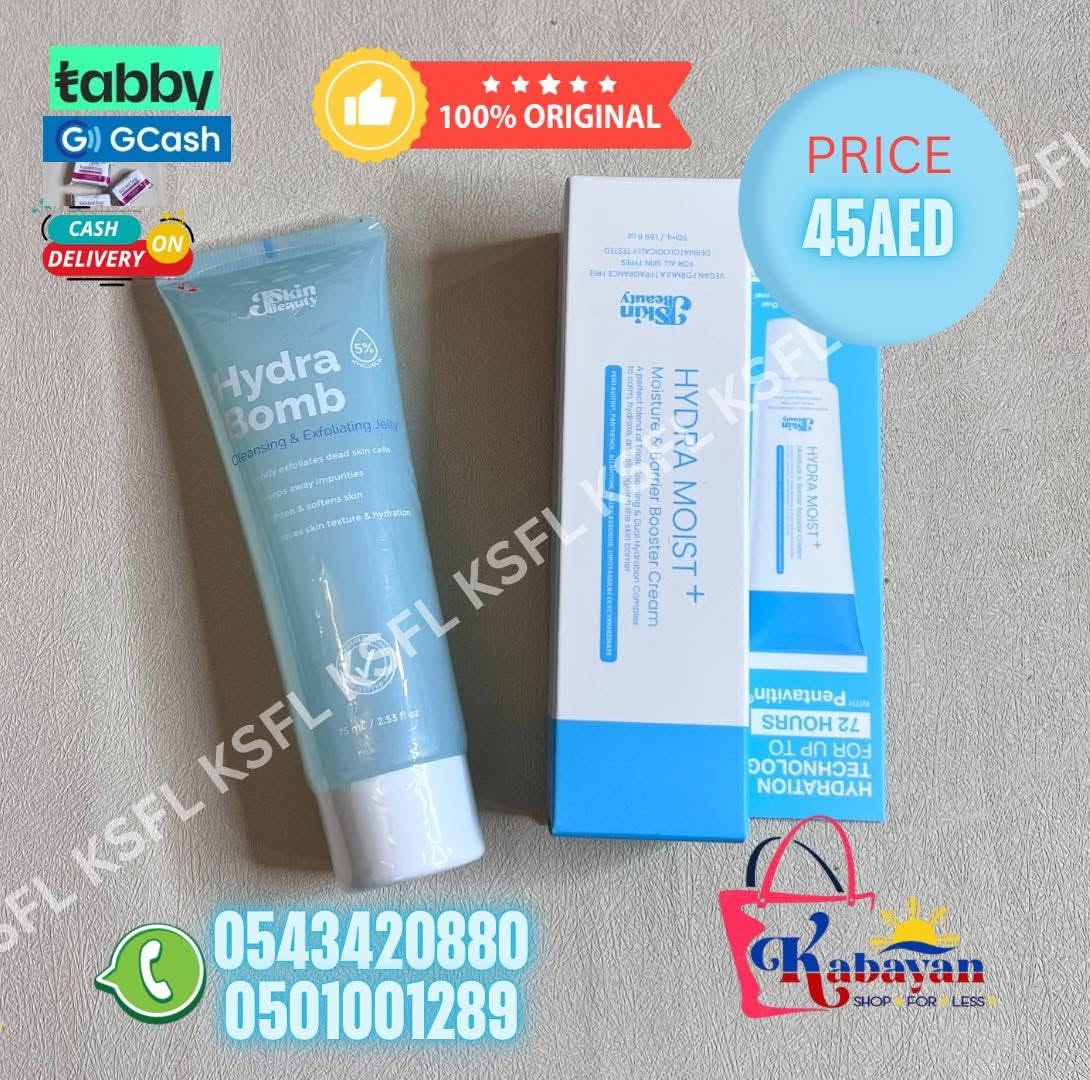 JSKIN HYDRA BOMB EXFOLIATING JELLY + HYDRA MOIST BARRIER BOOSTER CREAM