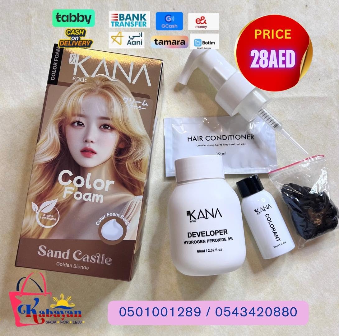 KANA COLOR SHAMPOO SAND CASTLE GOLDEN BLONDE