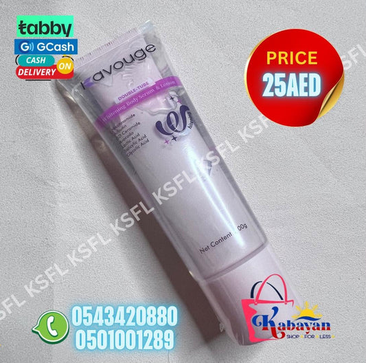 KAVOUGE DOUBLE TUBE WHITENING BODY SERUM & LOTION