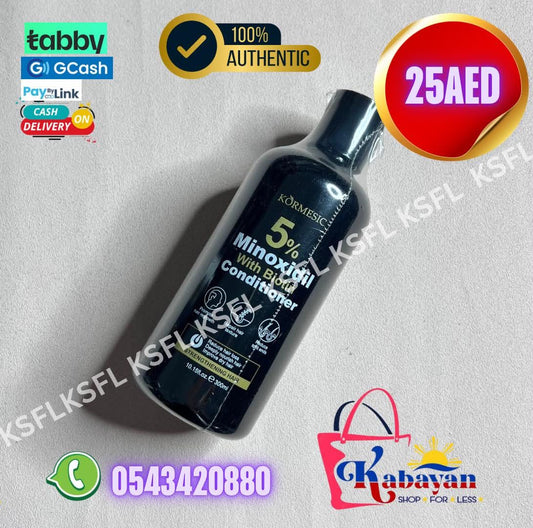 KORMESIC 5% MINOXIDIL WITH BIOTIN CONDITIONER