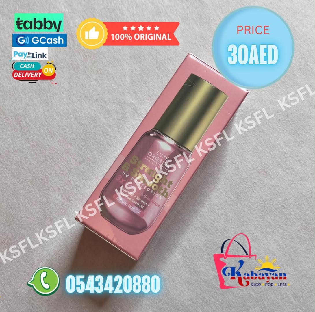 LUXE ORGANIX STRAIGHT & SMOOTH SERUM HAIR OIL