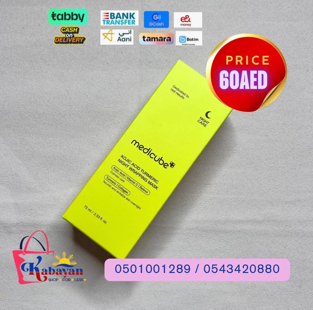 MEDICUBE KOJIC ACID TURMERIC NIGHT WRAPPING MASK