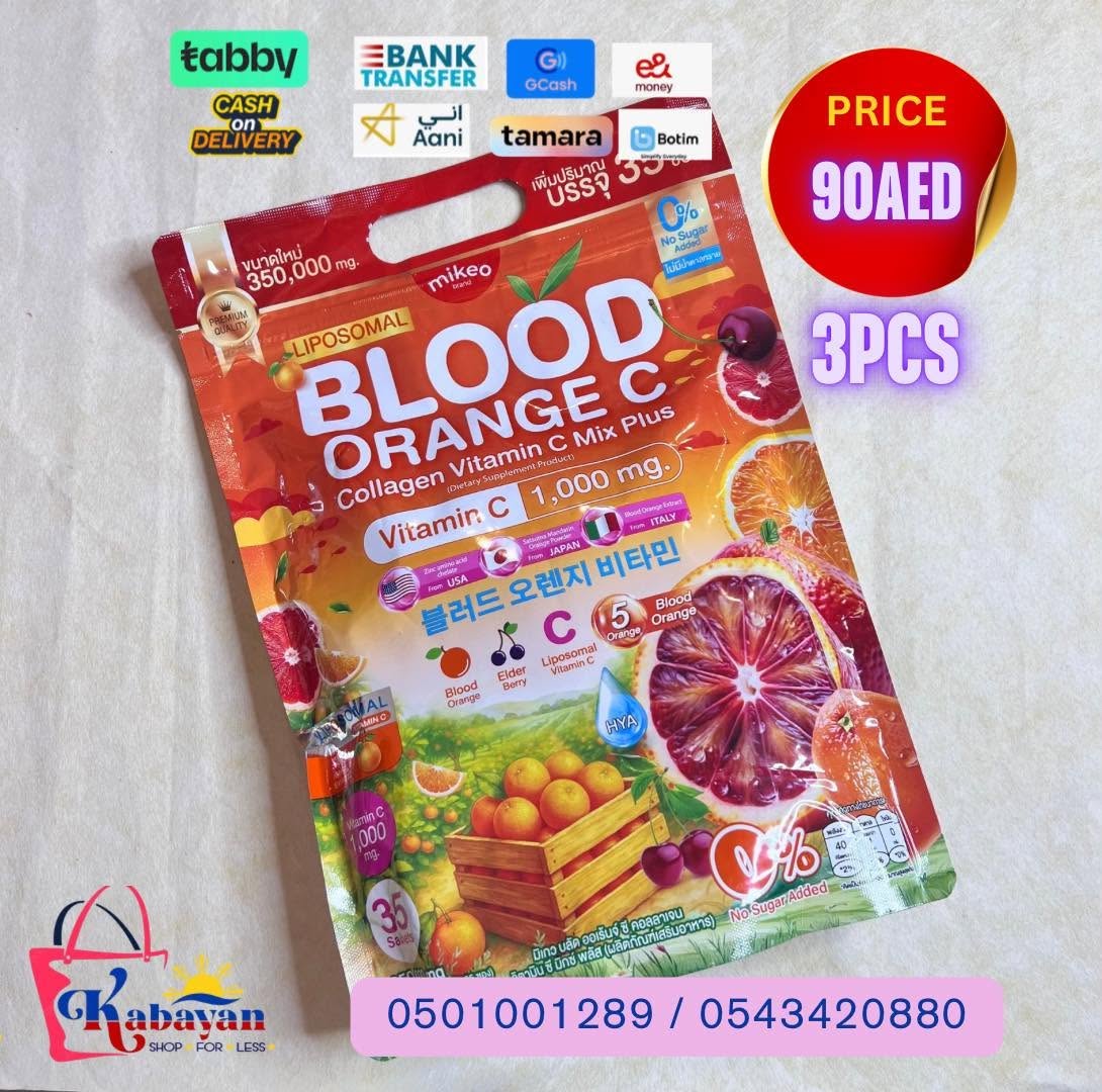 MIKEO BLOOD ORANGE 3PCS