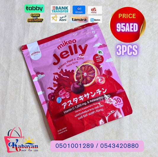 MIKEO JELLY RED C ZINCE ASTA Q10