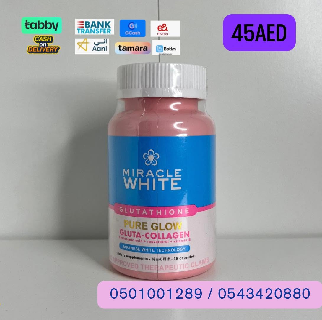 MIRACLE WHITE GLUTATHIONE PURE GLOW GLUTA-COLLAGEN