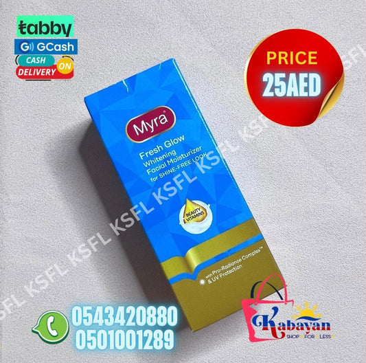 MYRA FRESH GLOW WHITENING FACIAL MOISTURIZER