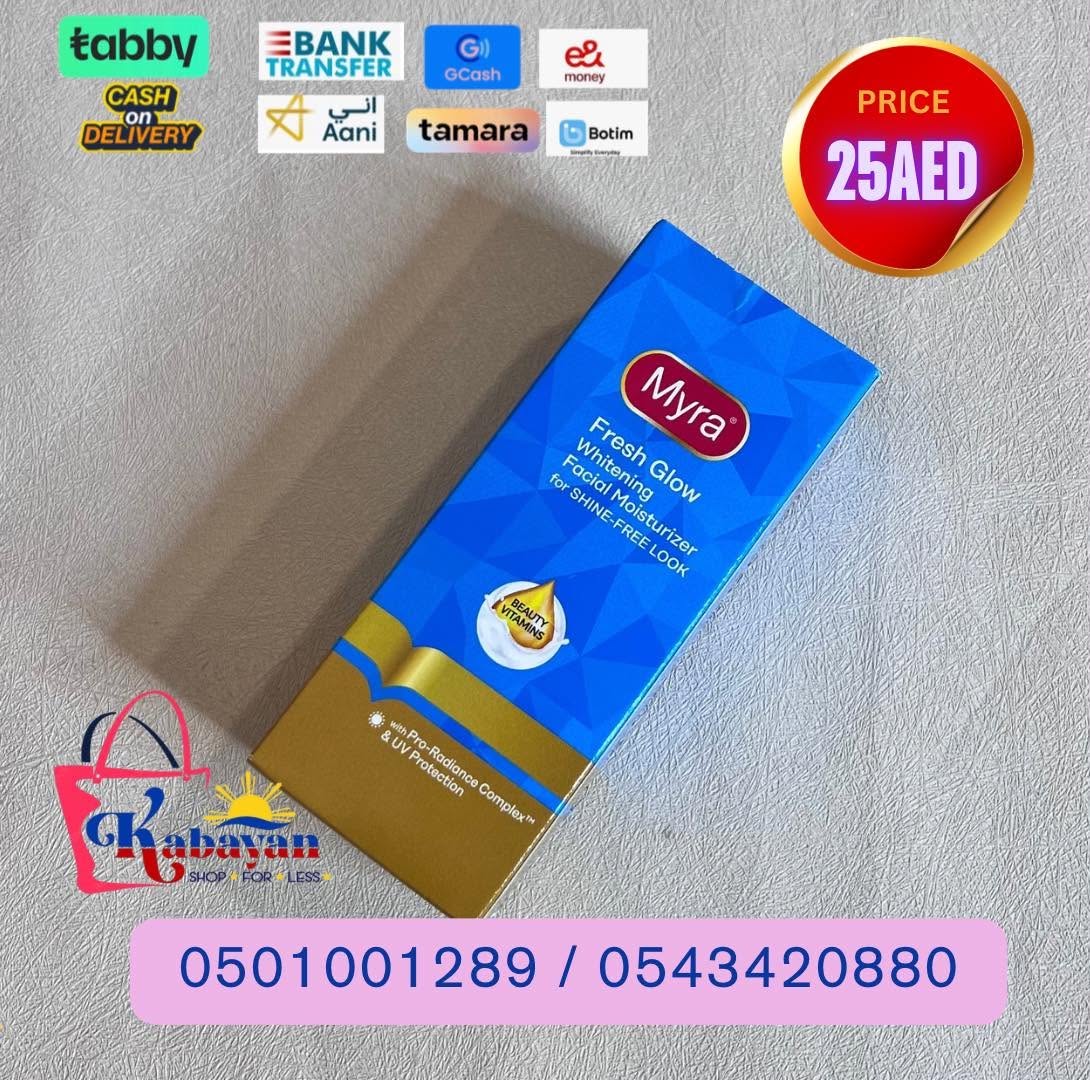 MYRA FRESH GLOW WHITENING FACIAL MOISTURIZER