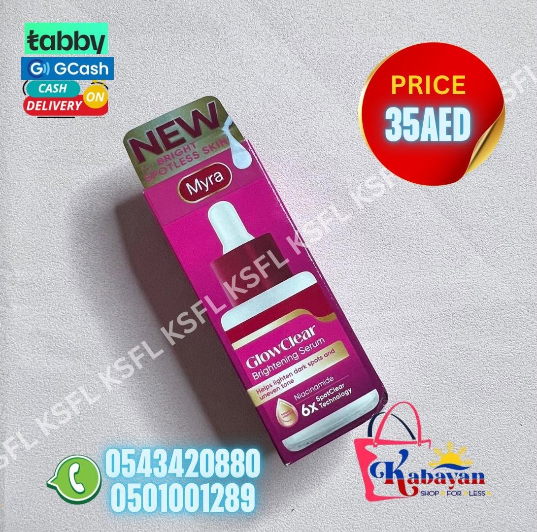 MYRA GLOWCLEAR BRIGHTENING SERUM NIACINAMIDE 6X