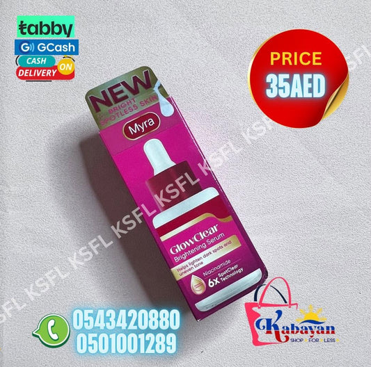 MYRA GLOWCLEAR BRIGHTENING SERUM NIACINAMIDE 6X