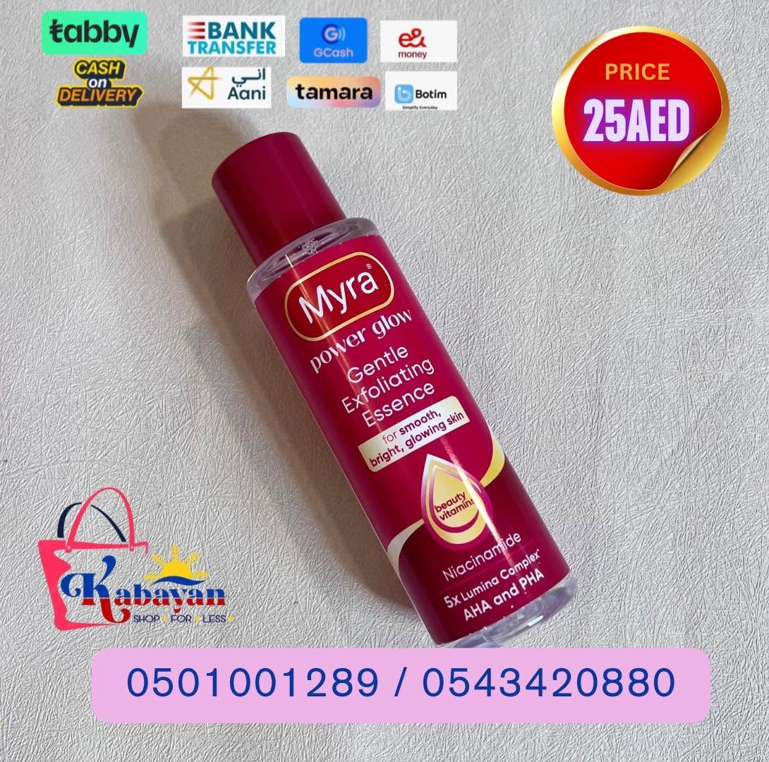 MYRA POWER GLOW GENTLE EXFOLIATING ESSENCE NIACINAMIDE