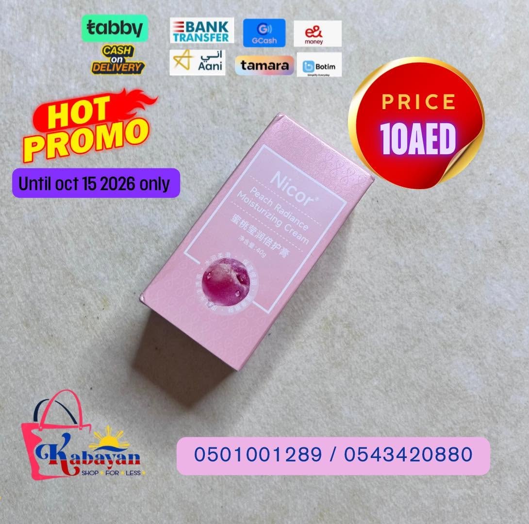 NICOR PEACH RADIANCE MISTURIZING CREAM