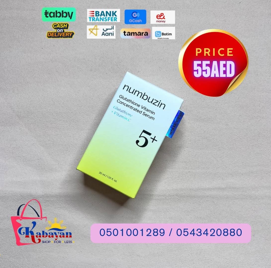 NUMBUZIN GLUTATHIONE VITAMIN CONCENTRATED SERUM